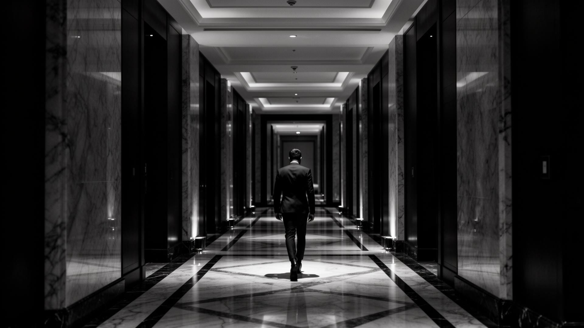 Dubai luxury hotel corridor